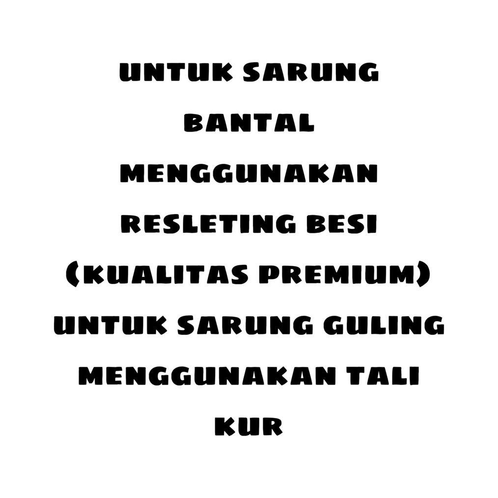 BESTPROMO ( RESLETING) sarung bantal polos resleting/ sarung bantal hotel / sarung guling polos /sar