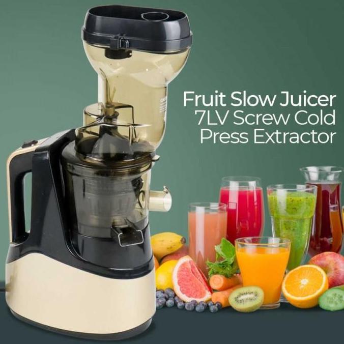 MVRN Blender Buah Otomatis Pisah Ampas Filter Free Fruit Slow Juicer 150 W