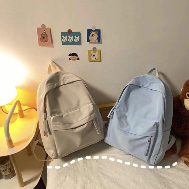 ORIGINAL [COD] RANSEL POLOS WANITA PRIA TAS SEKOLAH WARNA HITAM POLOS TAS SEKOLAH SMA SMP TERMURAH