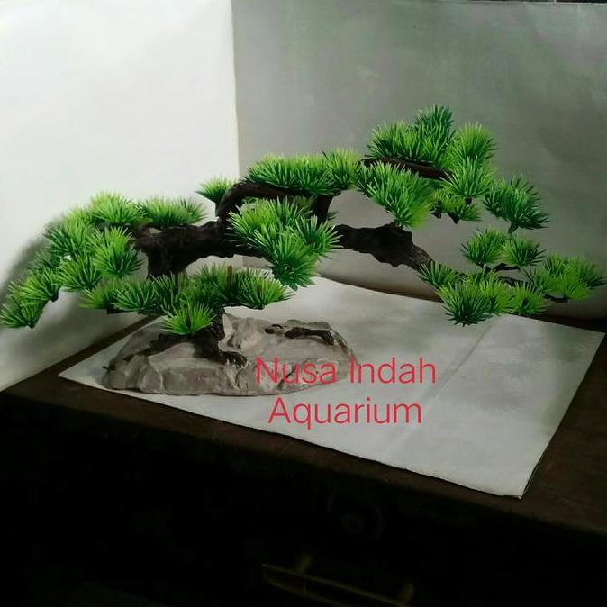 Pohon bonsai plastik