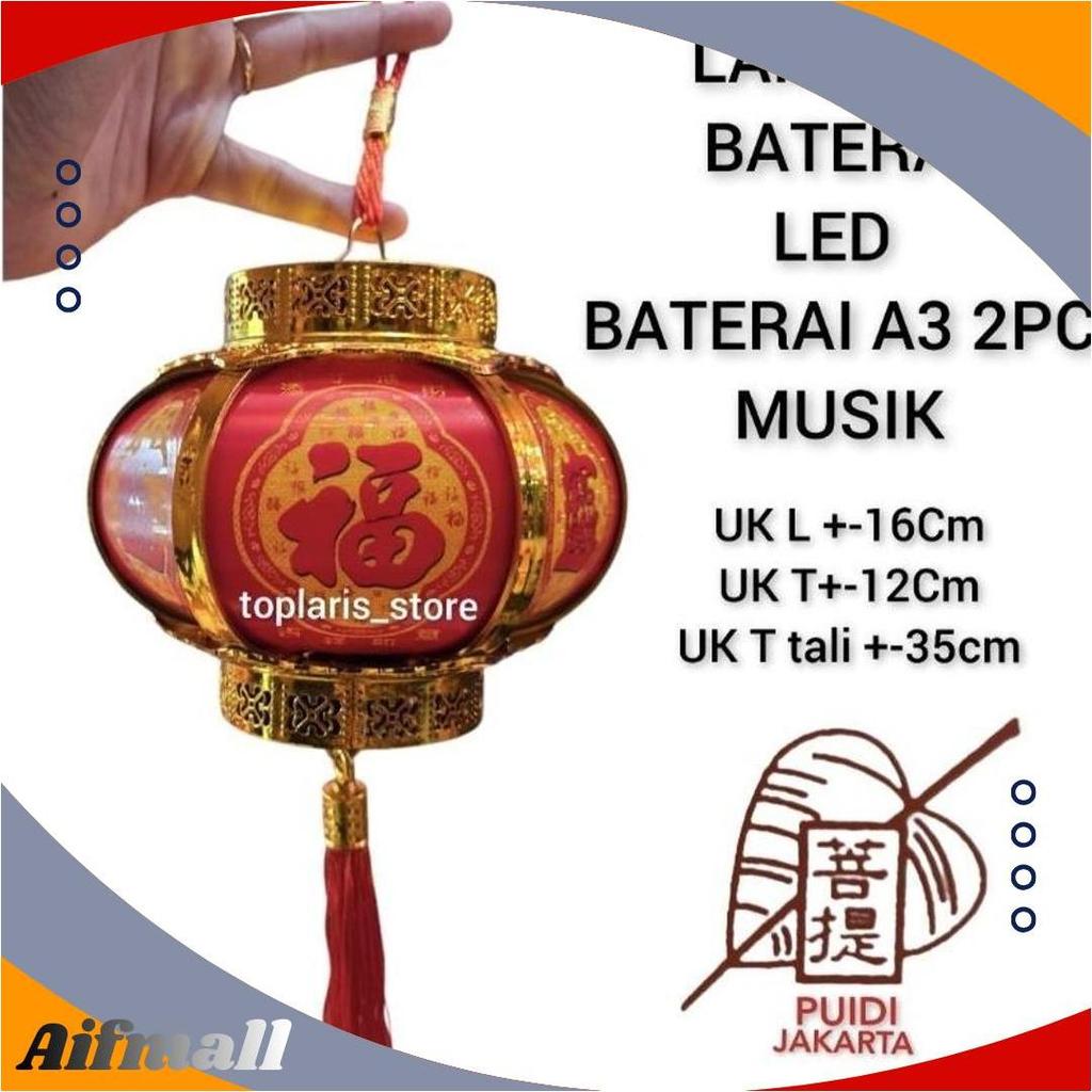 Lampion Lampu Baterai Anak Baru 2026 Musik Imlek Promo Puncak