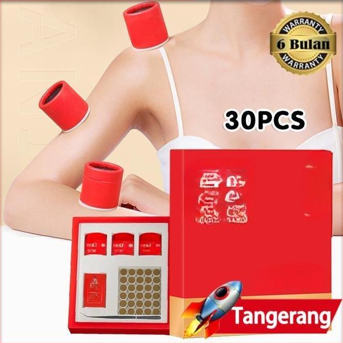 KIAMU Moksa Batang / Moksibusi Set 3 Alat Moksibusi + 30 Batang Moxa -Stik kecil