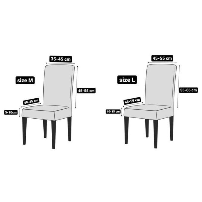 sarung kursi makan / cover kursi makan / pelindung kursi makan ELASTIS