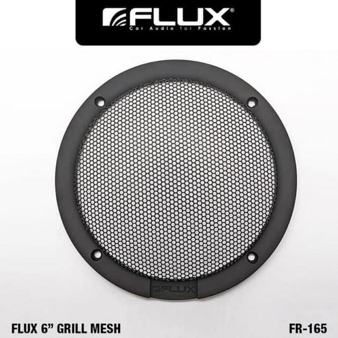 grill speaker midbass 6 inch flux fr-165 mesh grill speaker