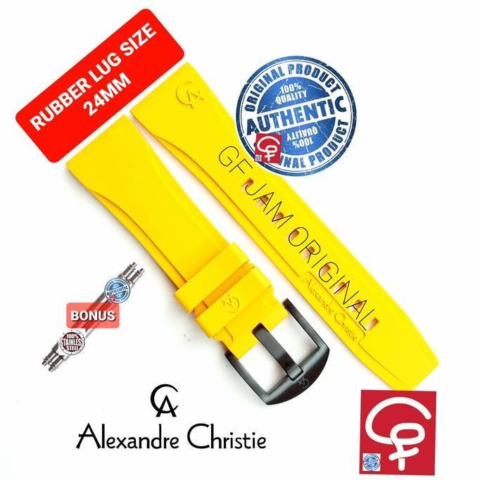 TALI KARET ALEXANDRE CHRISTIE AC9205 AC6295 AC6565 AC6577 24MM 24 MM murah