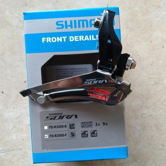 FD front derailleur shimano original SORA R3000 F braze on sepeda roadbike lipat