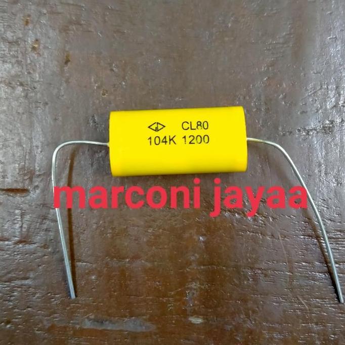 Ready kapasitor axial 104k 1200volt