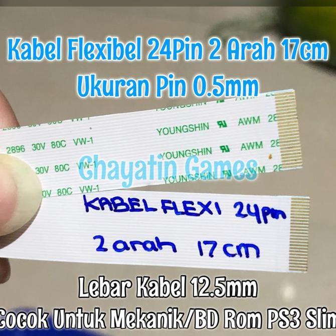 Kabel Flexibel Mekanik PS3 - BD Rom PS3 Slim 24 Pin Model 2 Arah 17cm