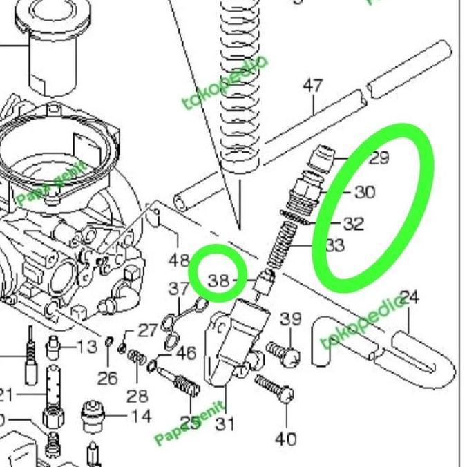 choke karet rmh kabel choke oring per choke skywave spin hayate ori