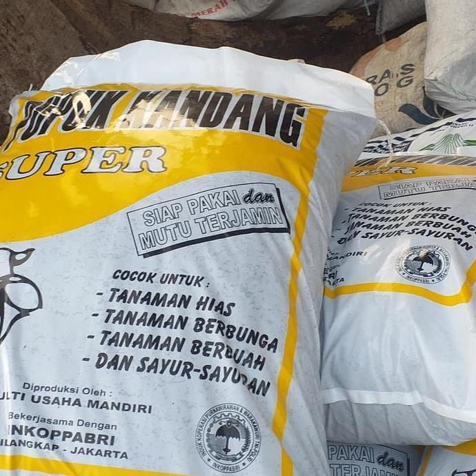 pupuk kandang sudah siap pakai