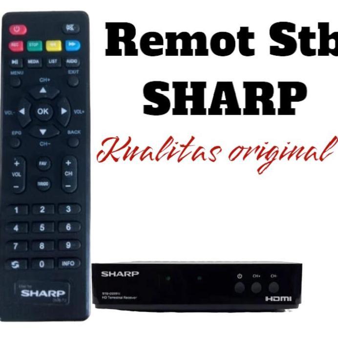 Ready Remote set top box sharp/Remot stb sharp