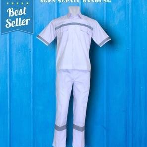 FREE ONGKIR GROSIR WEARPACK SAFETY MODEL SETELAN BAJU LENGAN PENDEK + CELANA KATELPAK / WERPAK / WEA