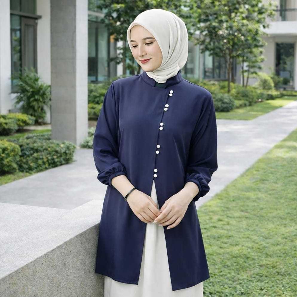 wajib punya tunik simple mewah yang menawan