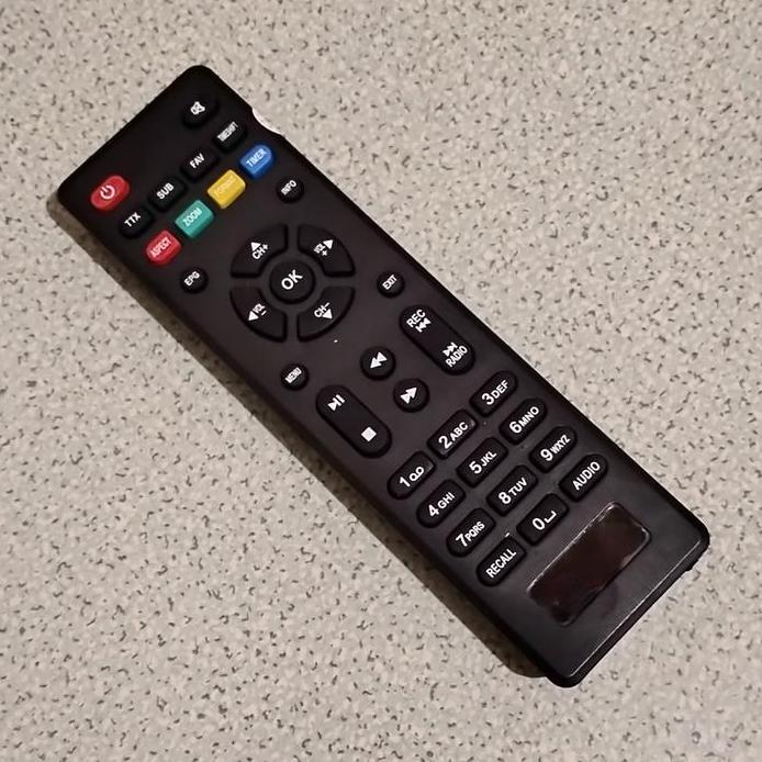 Ready grosir remot set top box matrix apple merah hd remote stb matrix merah hd DVB T2