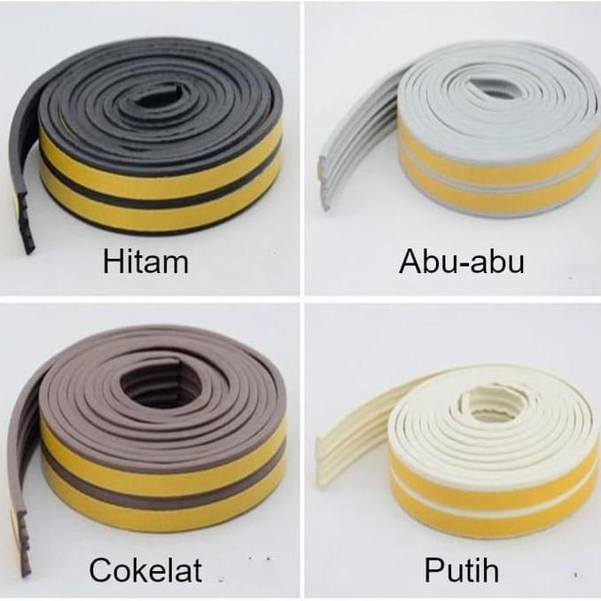 CARACAV Karet peredam suara pintu kayu aluminium