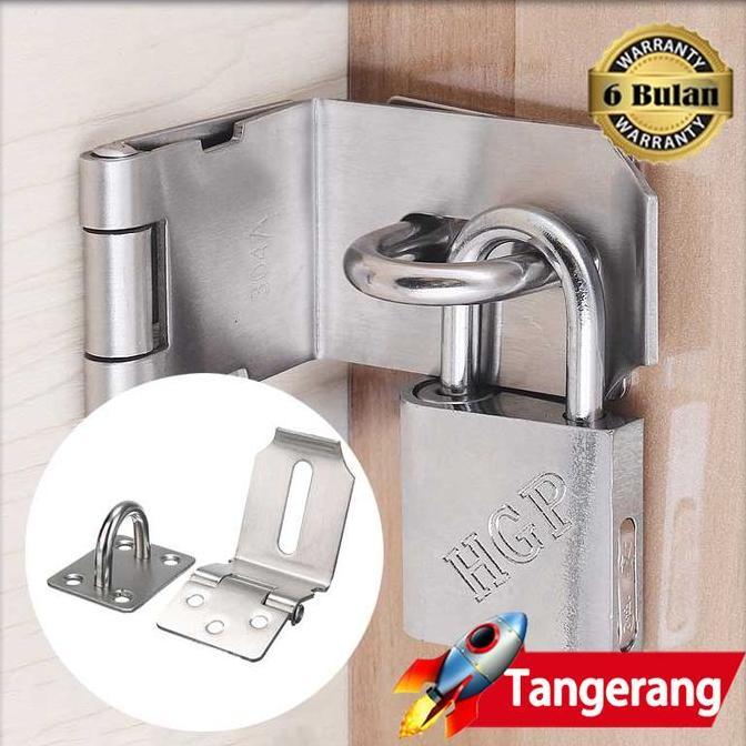 TOKOKUSHOP 3 Inch Overpal Siku Kecil / Kunci Pintu Overpal SUS 304