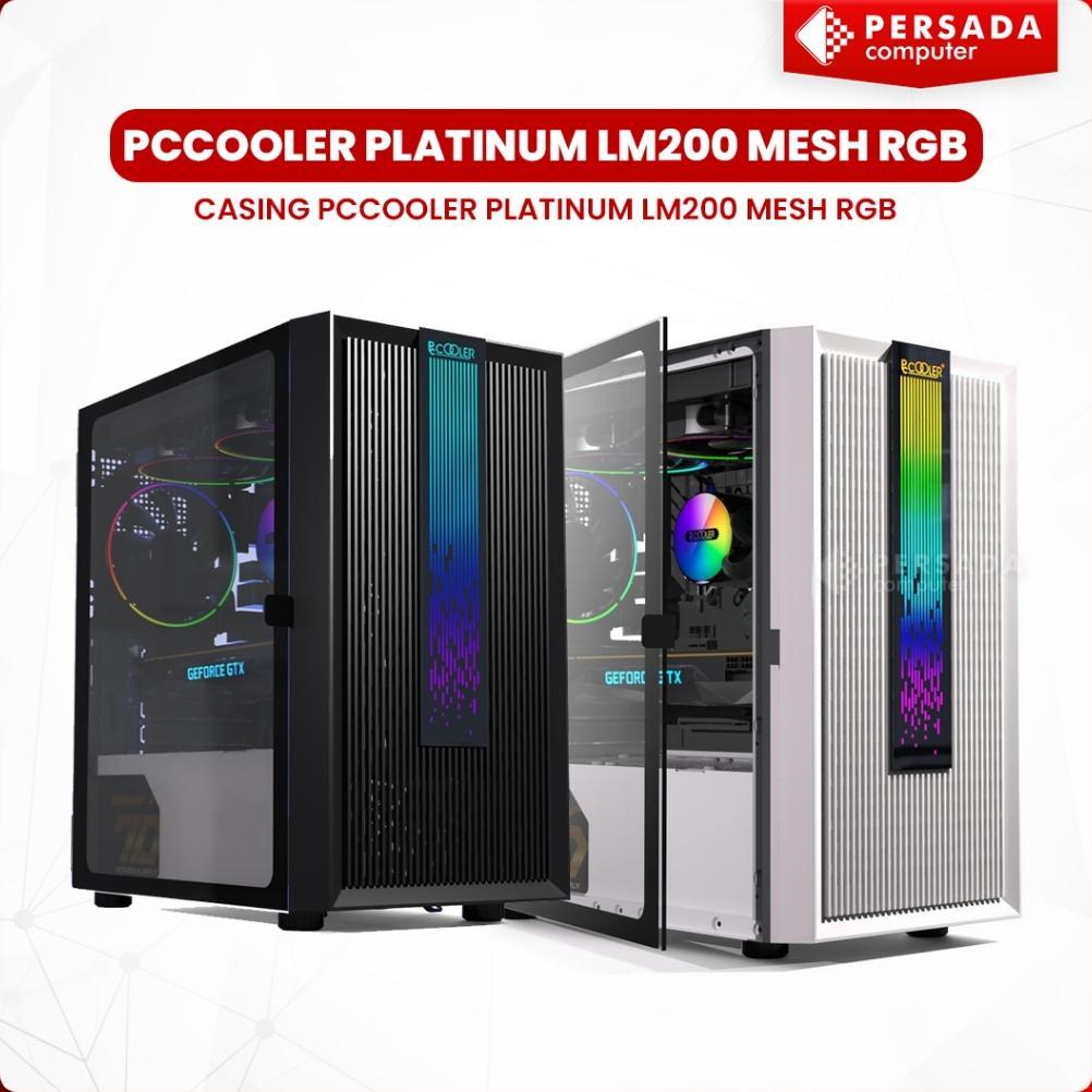 CASING PCCOOLER PLATINUM LM200 MESH RGB terlaris