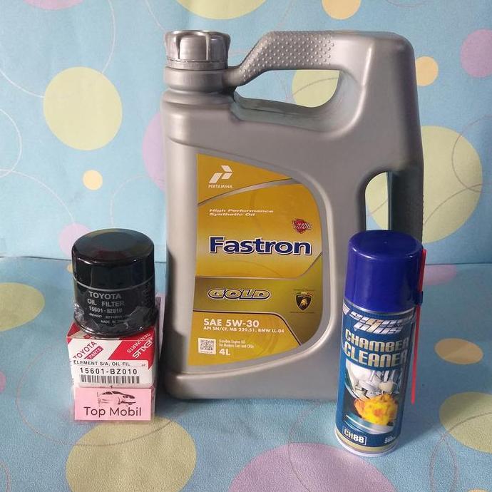 GOMOZSHOP Paket oli Fastron Gold 5W-30 Avanza Xenia Rush Terios Grand Max Luxio