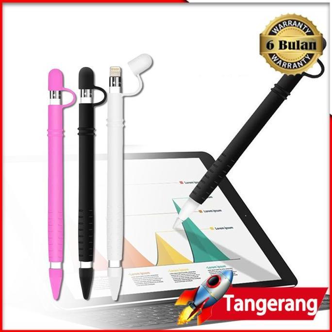 POZLAV Apple Pencil Sleeve Silicone Case Apple Pencil untuk Apple Pencil Generasi Pertama