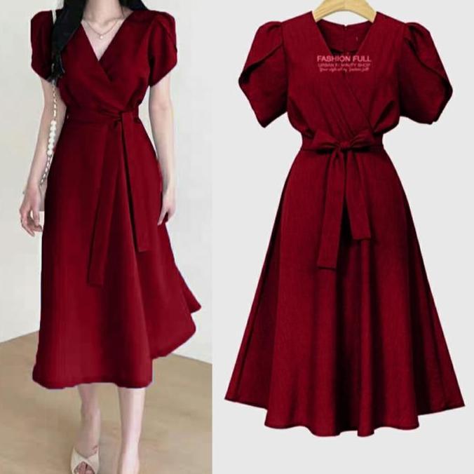 DI156 >> PUSAT BAJU WANITA / DRESS DAVIA / MC / DRESS / DRESS WANITA / DRESS KEKINIAN / DRESS WANITA