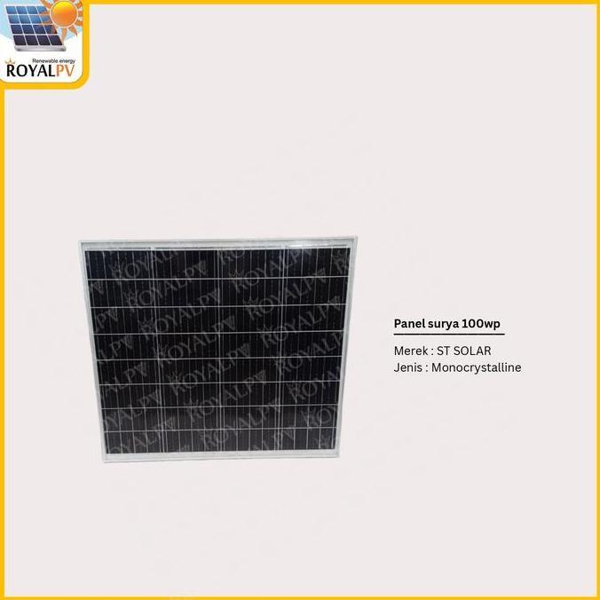Panel surya 100wp mono, solar panel 100wp solar cell 100wp