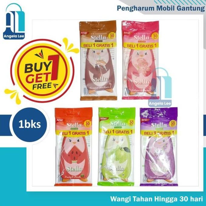 Stella Fun n Fresh Pengharum Parfum Pewangi Mobil Gantung pinguin lucu