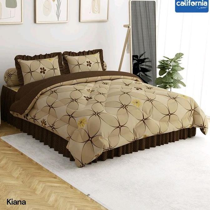 Bed Cover California Original Sprei Rumbai King dan Queen- Etalase 6