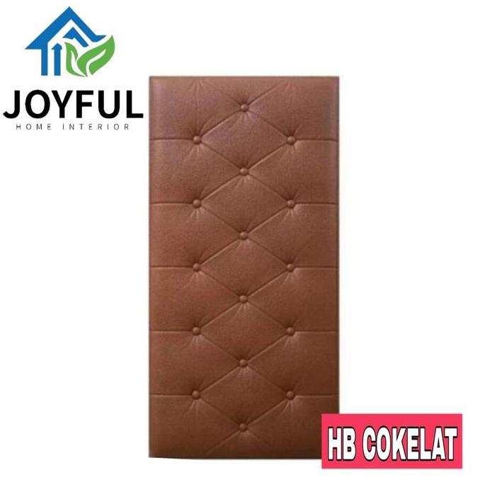 Wallpaper Dinding 3D Foam Headboard Bed Busa