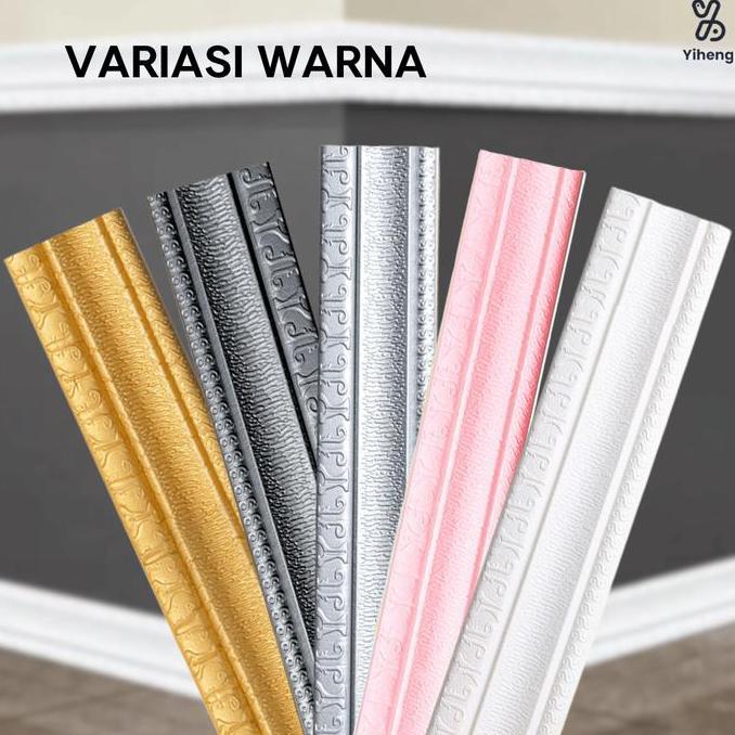 Wall Border List Border Foam 2.3M Border List Wallpaper Plafon Wallpaper Dinding List Dinding 3D YH1