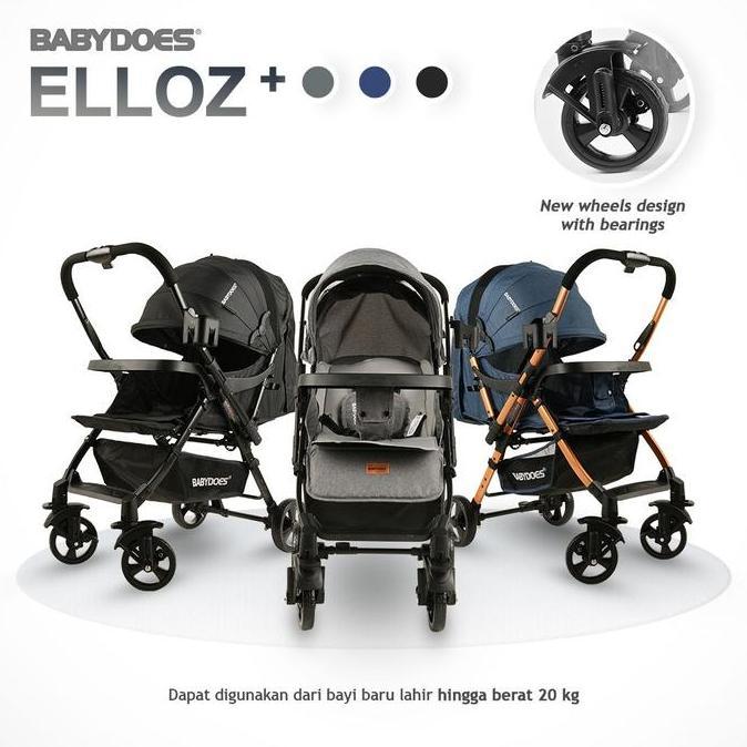 [YUHUUU] BabyDoes BD Elloz+ / BabyDoes Elloz Plus / baby stroller / kereta dorong bayi / stroller re
