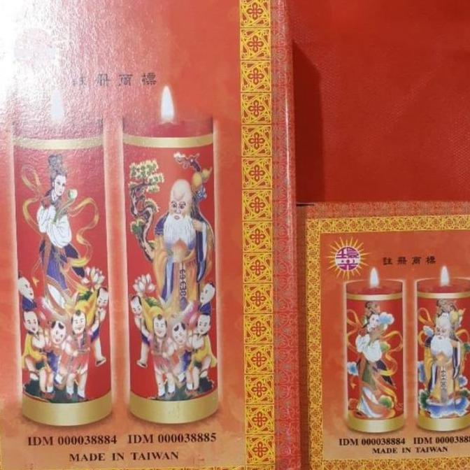 Lilin merah Lilin sembahyang Lilin puja Lilin Taiwan Besar
