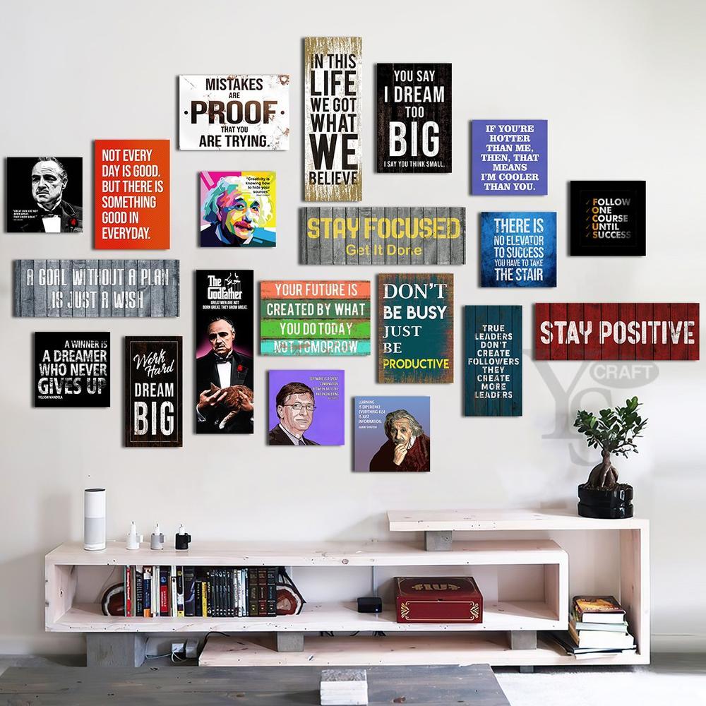 TERMURAH Yuki Craft Store 20 Pcs Hiasan Poster Dinding Podcast Deddy Corbuzier 1 SET Wall Decor