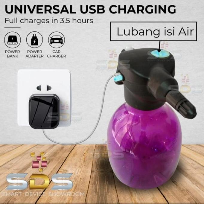 Botol penyiram, semprot tanaman Elektrik | Rechargeable garden sprayer
