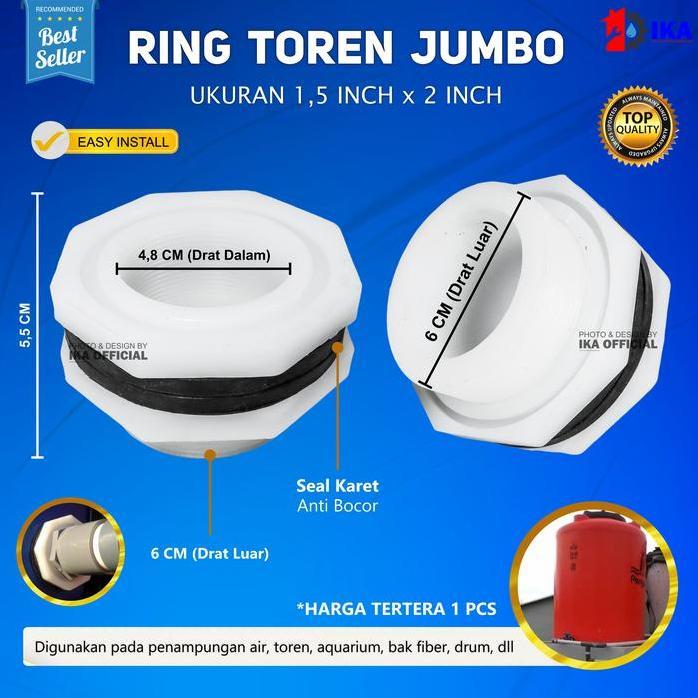 Terlaris - MUR TOREN / MUR TANGKI AIR / MUR TANDON UKURAN BESAR Mur Toren Mur Tandon Drat Toren Vlok