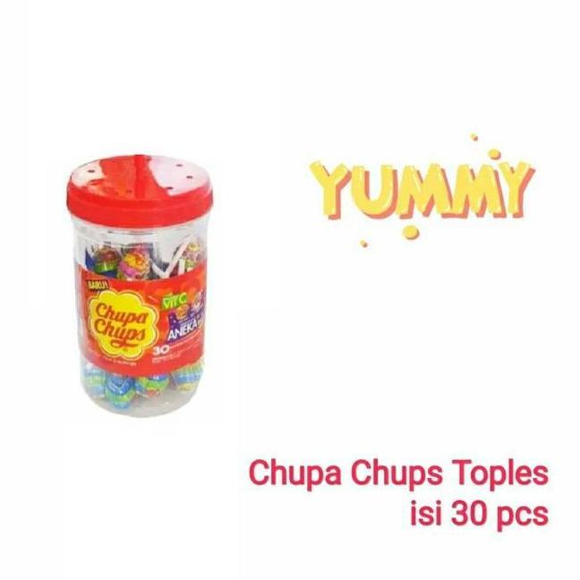 Per Toples Chupa Chups Lollipop Toples Isi 30 Piece