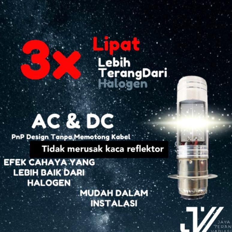 Hot Deals Dop Depan Led Bebek Matic Ac Dc Putih / Lampu Motor / Lampu Depan Motor Led / Lampu Led Mo