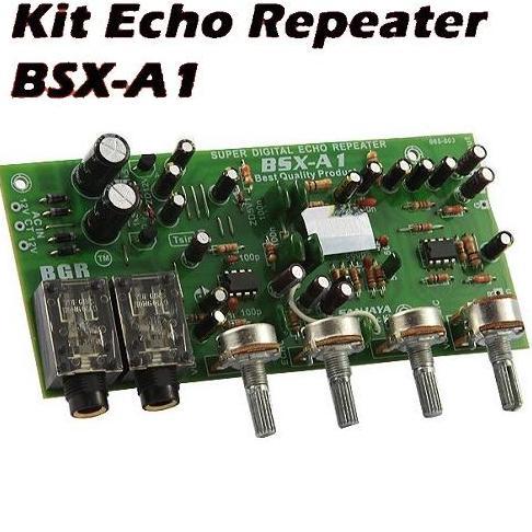 Bsx-A1 Kit Pre-Amp Echo Mic Repeater Digital Echo Mic Amplifier Audio Tone Control Bsx A1 2 Mic Hema