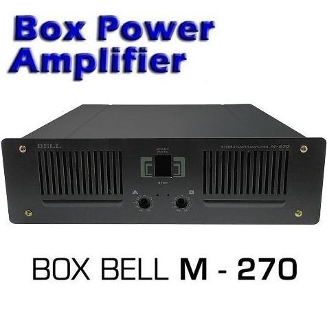 Box Power Amplifier Bell M-270 Box Bell M270 M 270 Kotak Kosong Besi Alumunium Box Amplifier Hemat