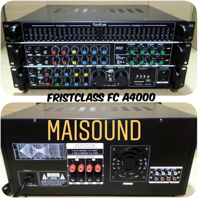 Amplifier Bluetooth Firstclass Fc A4000 A 4000 Ampli Diskon