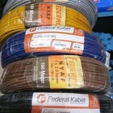 Promo Kabel Listrik Serabut NYAF 2,5mm 2.5mm 2.5 mm 2,5 mm Federal 100m Diskon