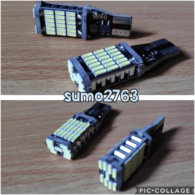 Bohlam Lampu Mundur Led Super Bright T16 Untuk Calya Sigra Restock