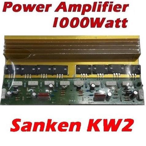 Kit Power Amplifier Stereo 1000W Tr Sanken Ii Sa1216 / Sc2922 ( 2X500W ) 1000Watt Harga Spesial
