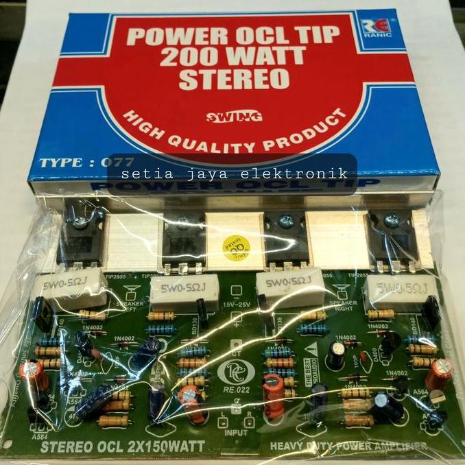 Kit Power Amplifier 200Watt Stereo High Quality