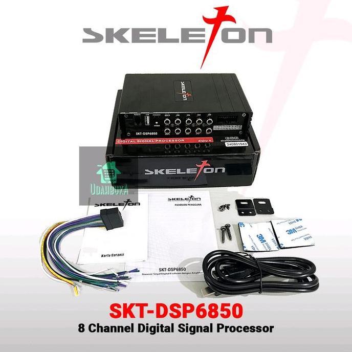 Dsp - Digital Signal Processor 8 Channel - Built In Amplifier - Skeleton - Skt Dsp6850 Restock
