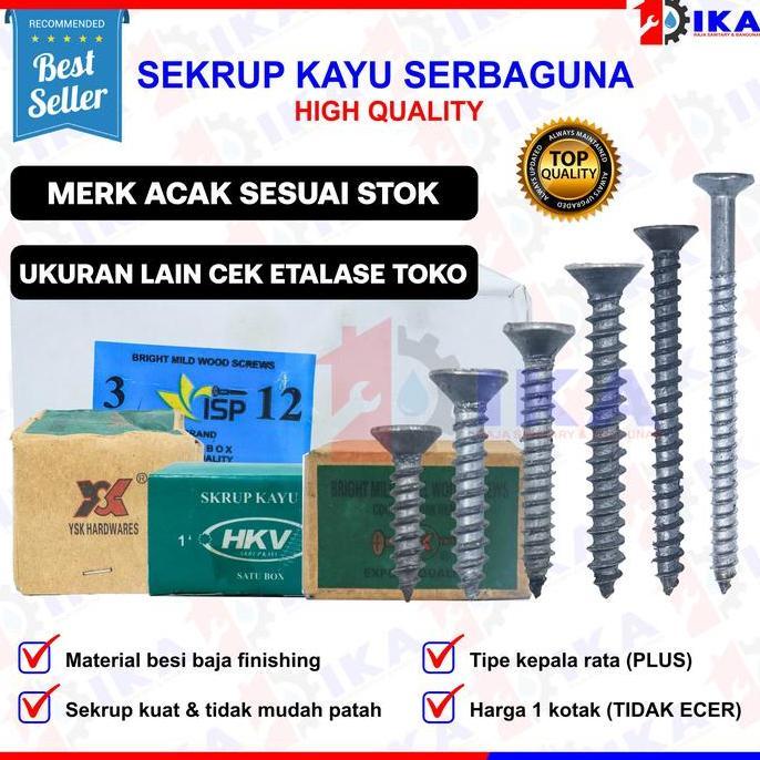 Terlaris - Skrup kayu Skrup Gipsum Harga 1 box
