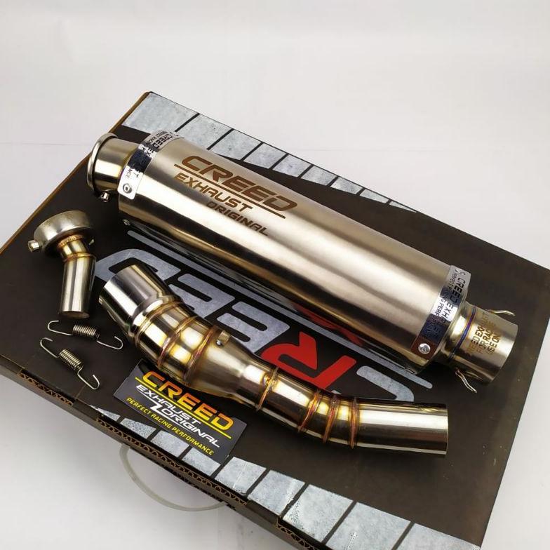 Best Sale Knalpot Racing+Slip On+Db Killer Creed Exhaust For Cbr 150R, Cb150R, Ninja 250Fi/Karbu, Ni