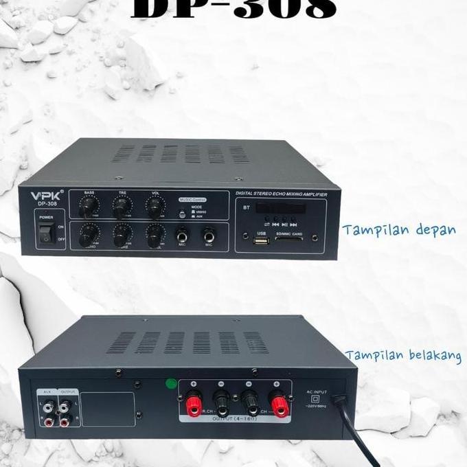 Power Amplifier Vpk Usb Bluetooth 350+350 Watt High Quality