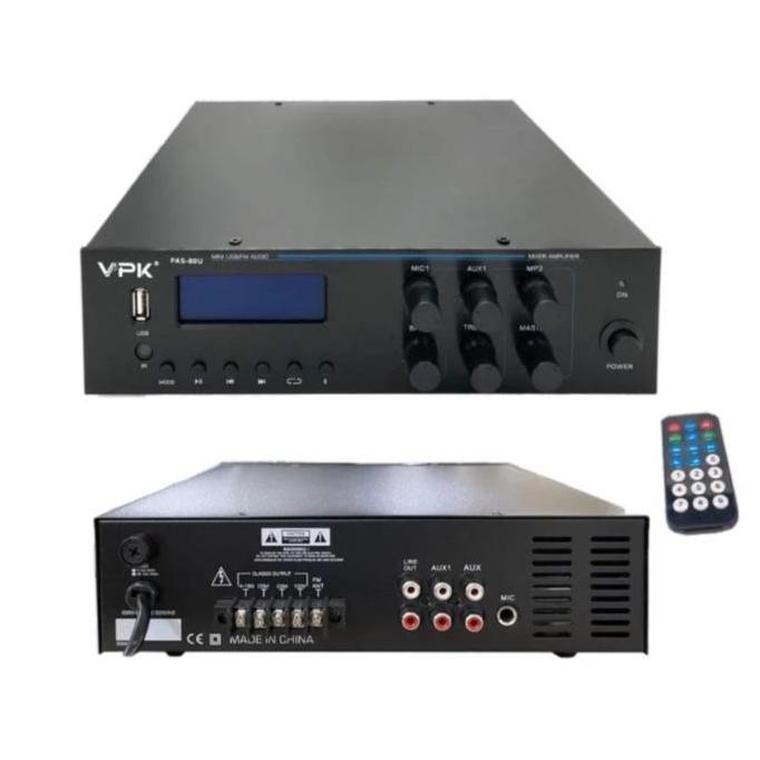 Amplifier Public Address Vpk Pas 80U Original 80 Watt Premium