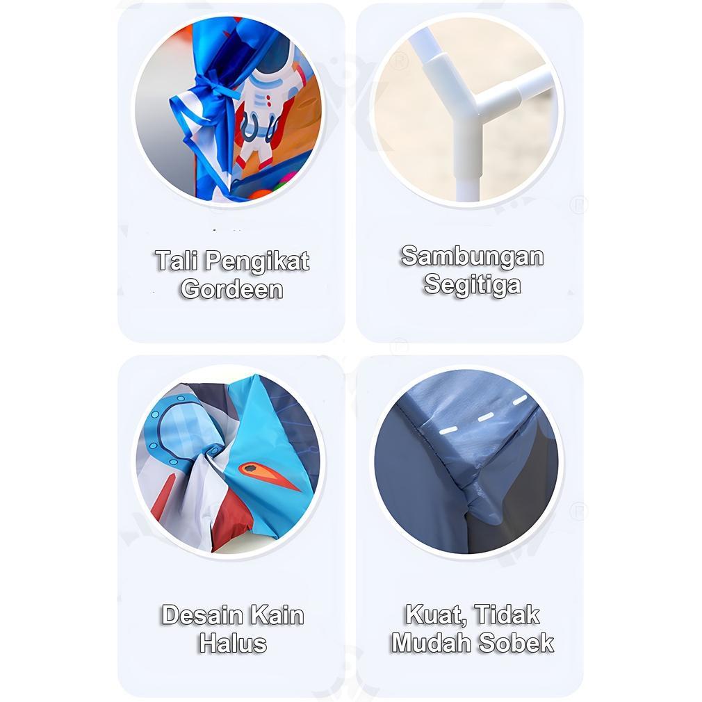 BESTPROMO [KST] MAINAN TENDA CAMPING ANAK SEAWORLD ASTRONAUT KREATIF IMAJINASI BERMAIN DILENGKAPI AK