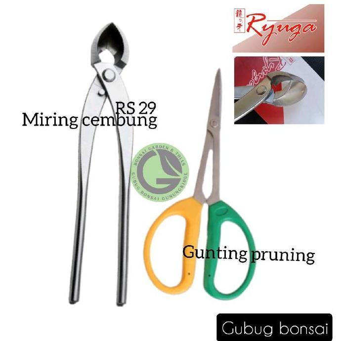 alat bonsai RS 29 (MIRING CEMBUNG) Catok krekut RYUGA stainles original